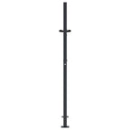 Cancello da giardino antracite 100x125 cm in acciaio con design ad albero