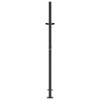 Cancello da giardino antracite 100x150 cm in acciaio con design ad albero