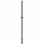 Cancello da giardino antracite 100x175 cm in acciaio con design ad albero