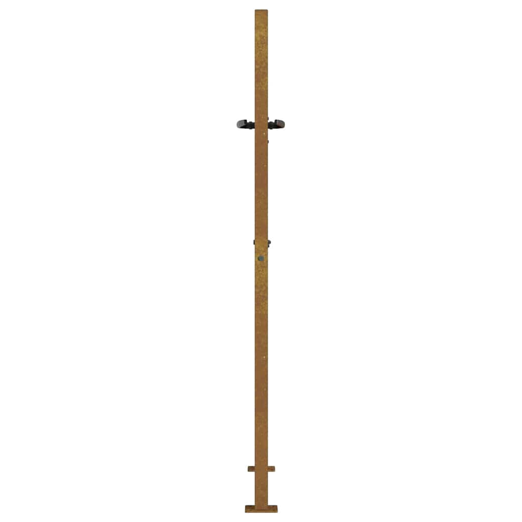 Cancello da giardino 100x150 cm in acciaio Corten con design ad albero