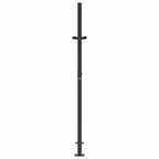 Cancello da giardino antracite 100x125 cm in acciaio con design tagliato al laser