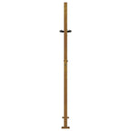 Cancello da giardino 100x125 cm in acciaio Corten design quadrato