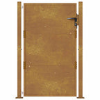 Cancello da giardino 100x150 cm in acciaio Corten