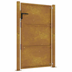 Cancello da giardino 100x150 cm in acciaio Corten