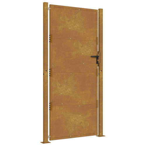 Cancello da giardino 100x175 cm in acciaio Corten