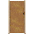 Cancello da giardino 100x200 cm in acciaio Corten