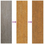 Cancello da giardino 85x150 cm in acciaio Corten con design ad albero