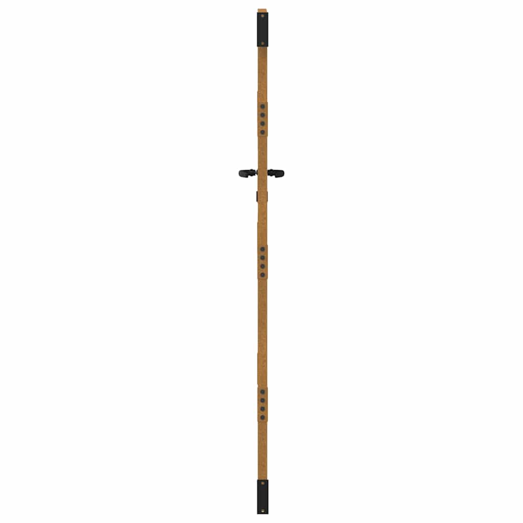 Cancello da giardino 85x175 cm in acciaio Corten con design ad albero