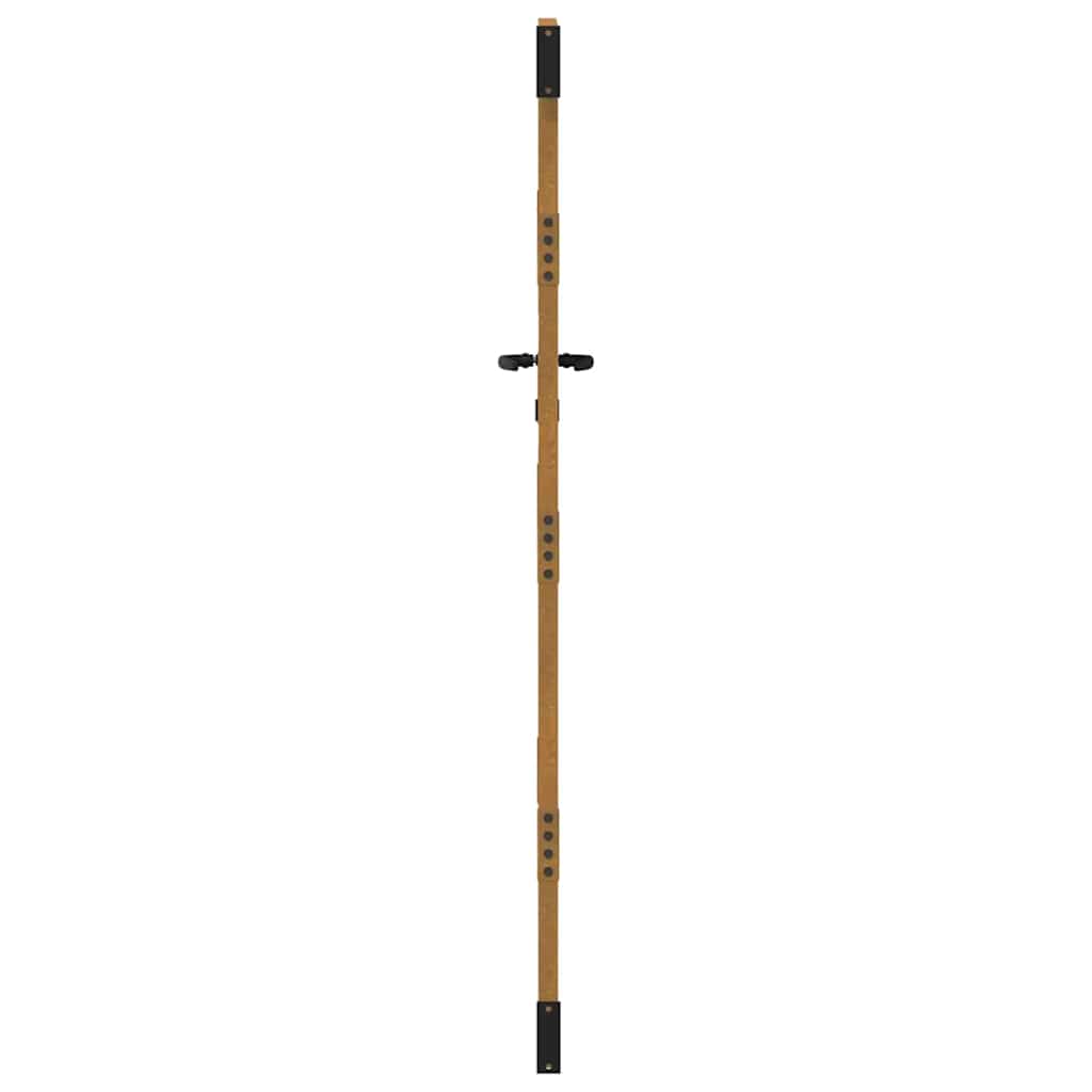 Cancello da giardino 85x200 cm in acciaio Corten con design ad albero