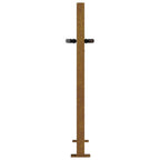 Cancello da giardino 100x75 cm in acciaio Corten con design ad albero