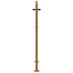 Cancello da giardino 100x125 cm acciaio Corten design erba