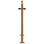 Cancello da giardino 100x100 cm acciaio Corten design quadrato tagliato al laser