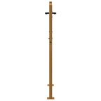 Cancello da giardino 100x150 cm in acciaio Corten design quadrato