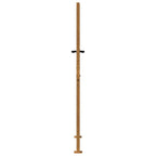 Cancello da giardino 100x200 cm in acciaio Corten design quadrato