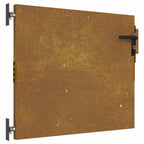 Cancello da giardino 85x75 cm in acciaio Corten