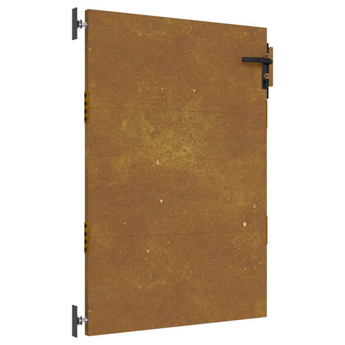Cancello da giardino 85x125 cm in acciaio Corten