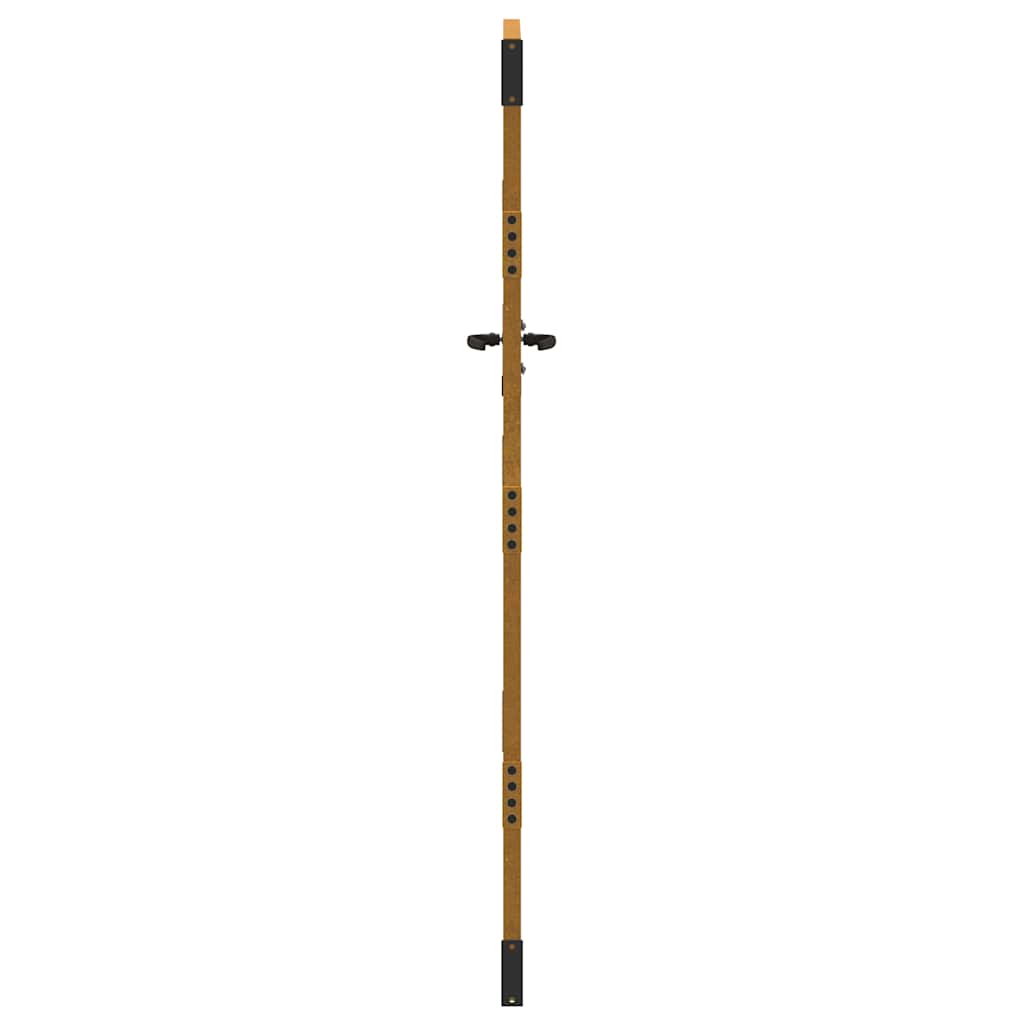 Cancello da giardino 85x175 cm in acciaio Corten