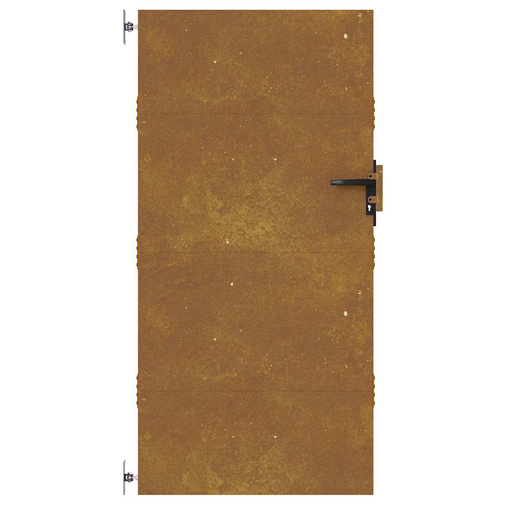 Cancello da giardino 85x200 cm in acciaio Corten