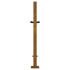 Cancello da giardino 100x75 cm in acciaio Corten
