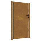 Cancello da giardino 100x175 cm in acciaio Corten