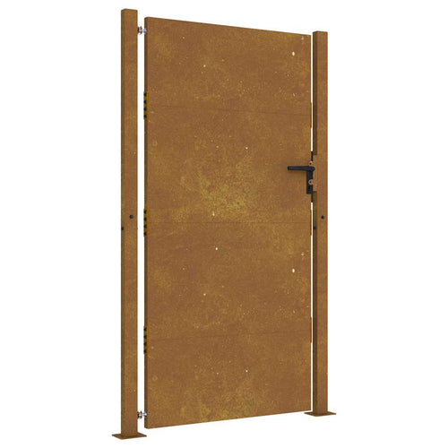 Cancello da giardino 100x175 cm in acciaio Corten