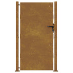 Cancello da giardino 100x175 cm in acciaio Corten