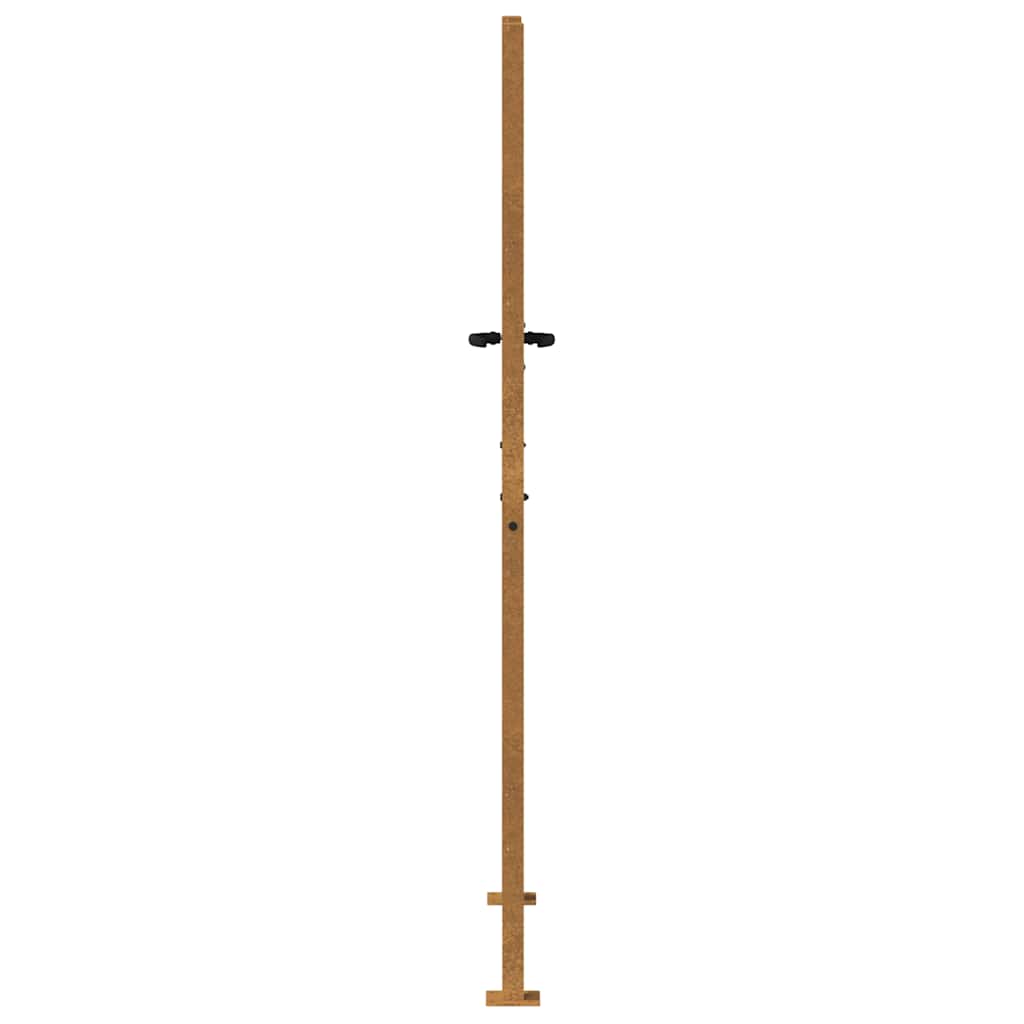 Cancello da giardino 100x175 cm in acciaio Corten