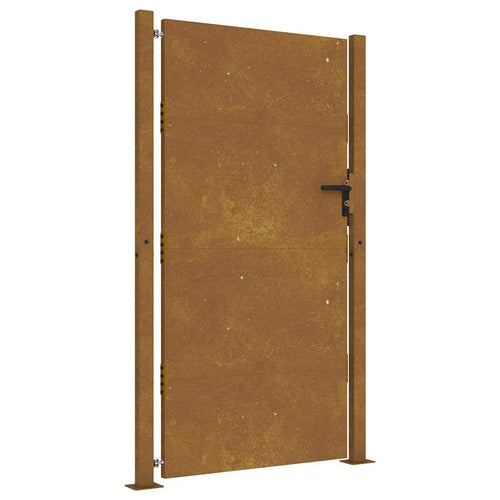 Cancello da giardino 100x200 cm in acciaio Corten