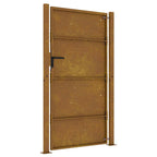 Cancello da giardino 100x200 cm in acciaio Corten