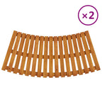 Passaggi per Spa 2 pz in Legno Massello di Acacia