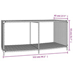 Scaffali Portaoggetti 2 pz in Polyrattan Nero 105x45x55 cm