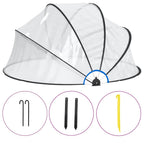 Cupola per Piscina Rotonda 315x158 cm PVC Trasparente