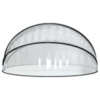 Cupola per Piscina Rotonda 315x158 cm PVC Trasparente