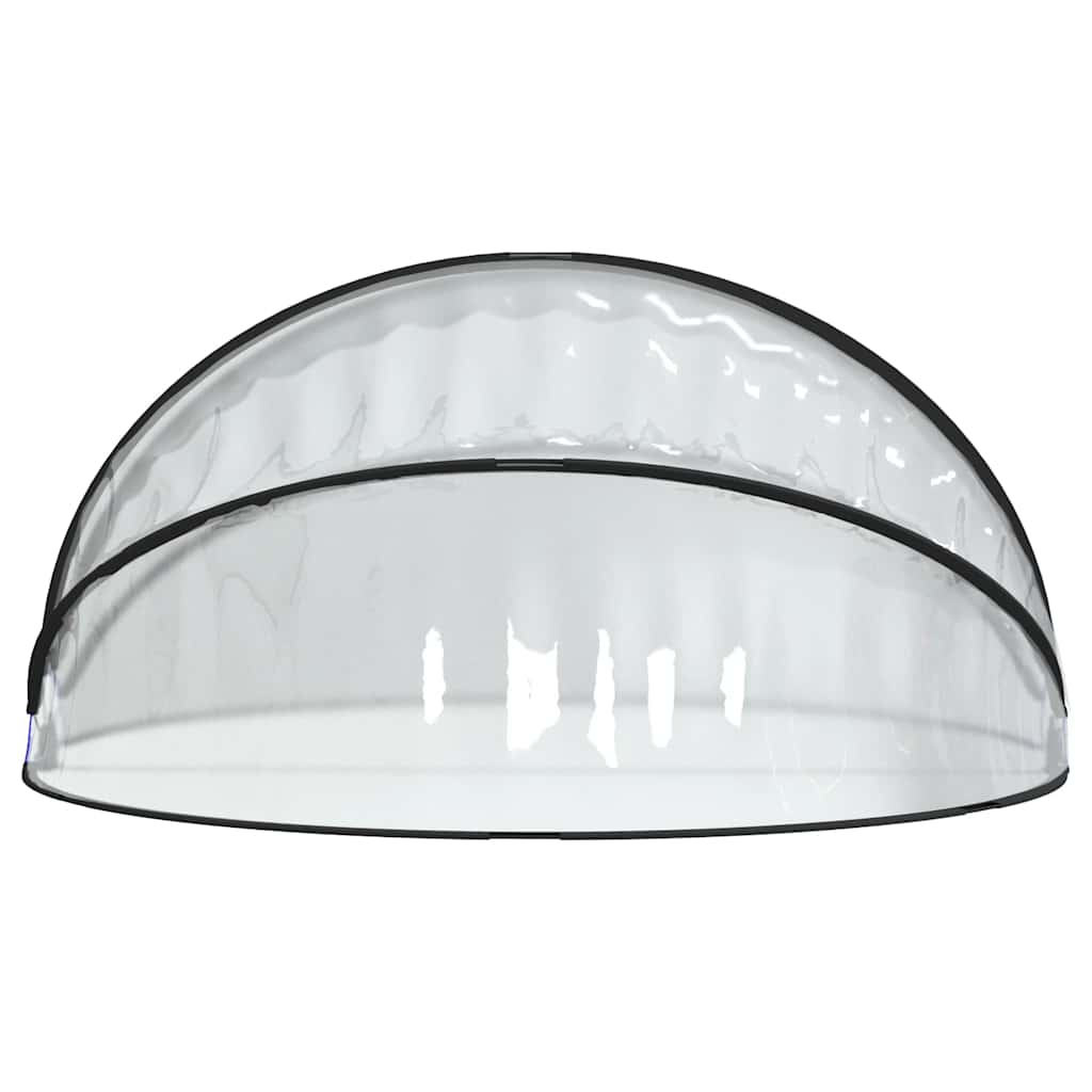 Cupola per Piscina Rotonda 315x158 cm PVC Trasparente