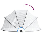 Cupola per Piscina Rotonda 315x158 cm PVC Trasparente
