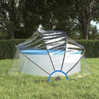 Cupola per Piscina Rotonda 315x158 cm PVC Trasparente