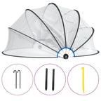 Cupola per Piscina Rotonda 467x234 cm PVC Trasparente