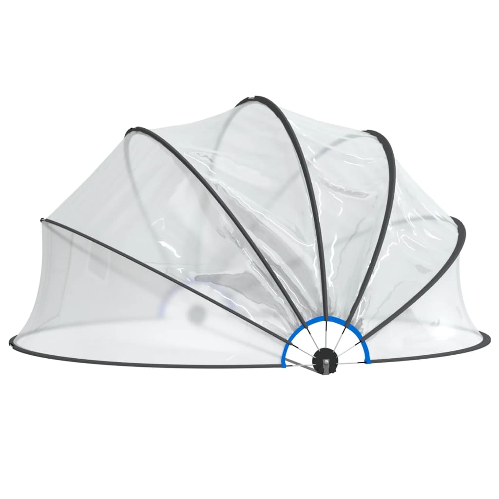 Cupola per Piscina Rotonda 467x234 cm PVC Trasparente