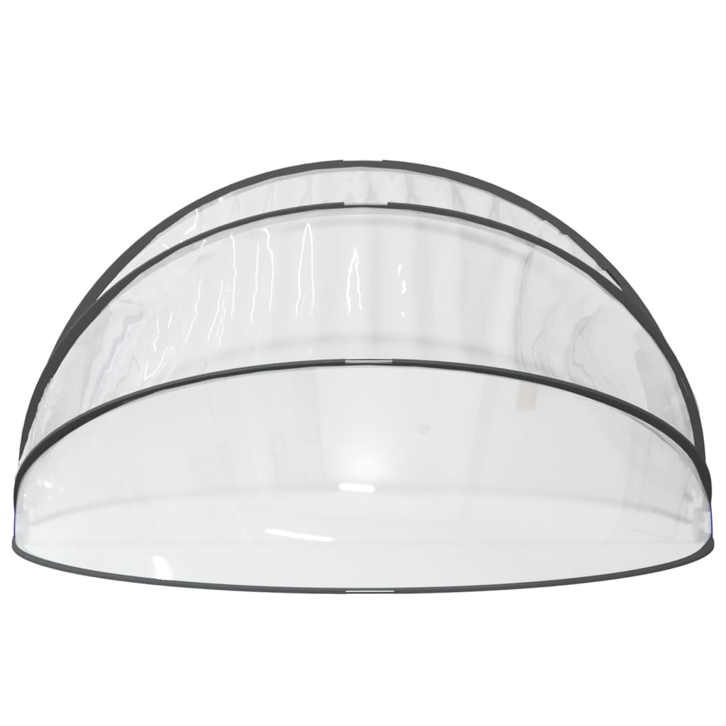 Cupola per Piscina Rotonda 467x234 cm PVC Trasparente