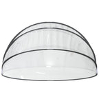 Cupola per Piscina Rotonda 467x234 cm PVC Trasparente
