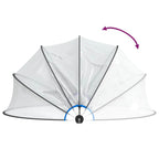 Cupola per Piscina Rotonda 467x234 cm PVC Trasparente