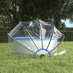Cupola per Piscina Rotonda 467x234 cm PVC Trasparente
