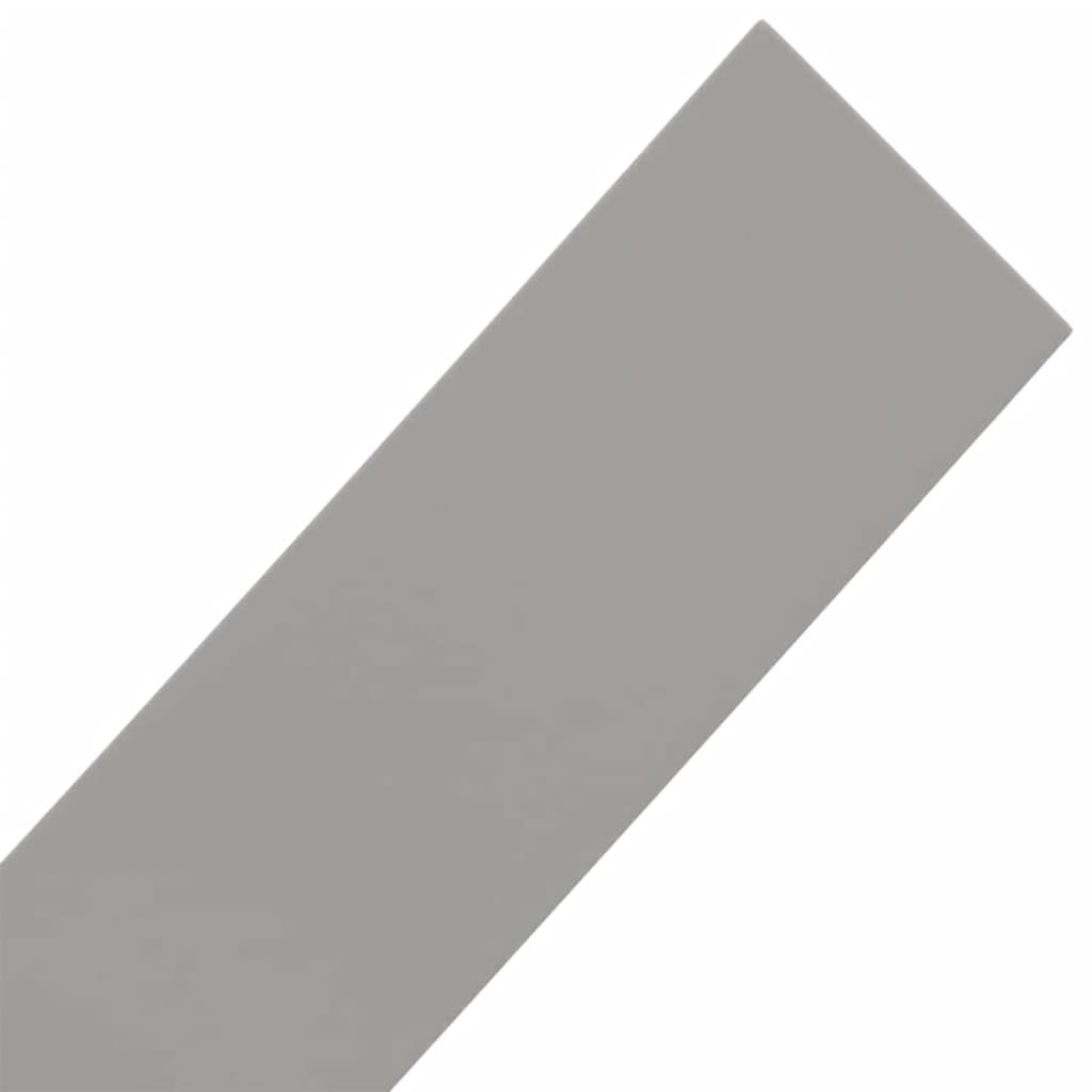 Bordature da Giardino 3 pz Grigie 10 m 10 cm Polietilene