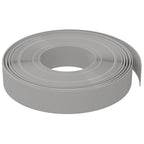Bordature da Giardino 5 pz Grigie 10 m 10 cm Polietilene