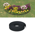 Bordature da Giardino 2 pz Nere 10 m 10 cm Polietilene
