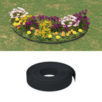 Bordature da Giardino 2 pz Nere 10 m 10 cm Polietilene