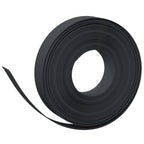 Bordature da Giardino 5 pz Nere 10 m 10 cm in Polietilene