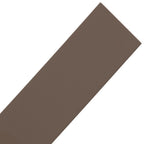 Bordature da Giardino 4 pz Marrone 10 m 10 cm Polietilene