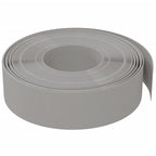 Bordature da Giardino 3 pz Grigie 10 m 15 cm Polietilene