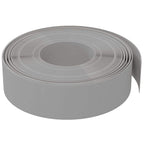 Bordature da Giardino 4 pz Grigie 10 m 15 cm Polietilene